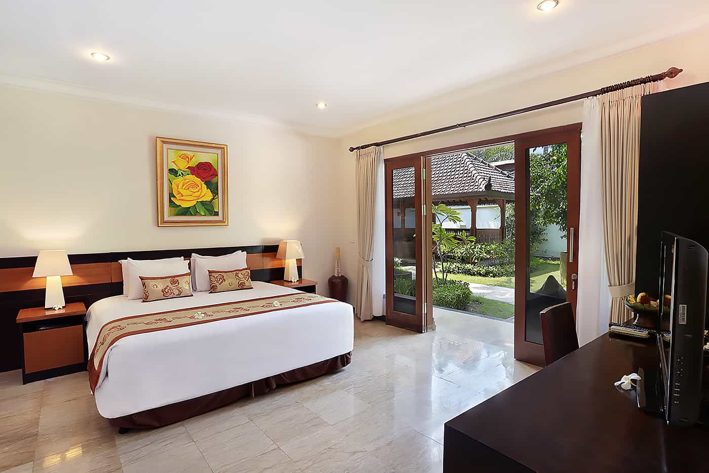 Deluxe Family Room accommodation at Hotel Ombak Sunset in Gili Trawangan Island of Lombok Indonesia